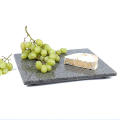 Pierre naturelle Granite Pâtisserie / Coupe / Couper en morceaux / Planche / Plaque de Cuisson, 12 &quot;x 12&quot;, Gris